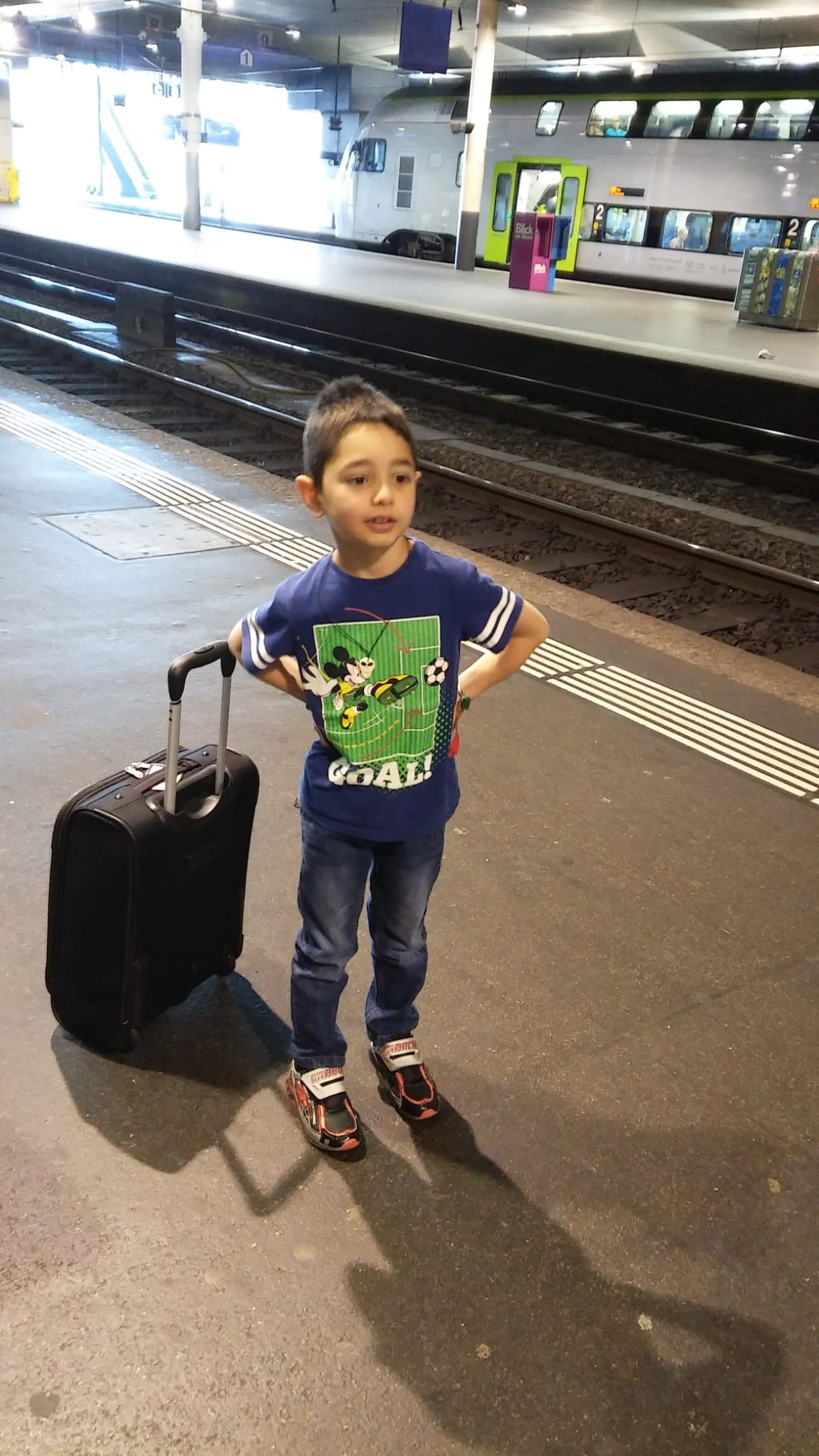 Vier bis Sieben Jahre alt