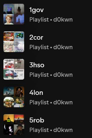 Playlists